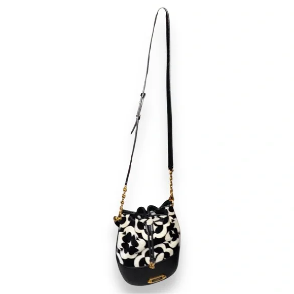 KATE SPADE Spade Flower Monogram Gramercy Chenille Medium Bucket Bag - Picture 16 of 16